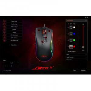 Mouse Gaming Inter-Tech NitroX GT-300+, Optic, 4000 dpi, 8 butoane - Img 6