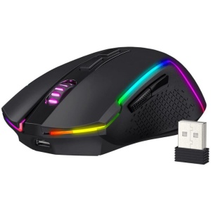 Mouse Gaming Redragon Trident RGB Negru, Wireless, Bluetooth - Img 2