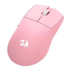 Mouse gaming wireless bluetooth si cu fir Redragon K1ng Lite 1K roz - Img 4