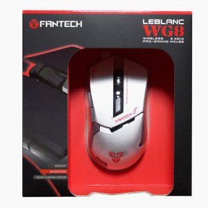 Mouse Gaming Wireless FanTech WG8, 2000DPI, Alb - Img 2