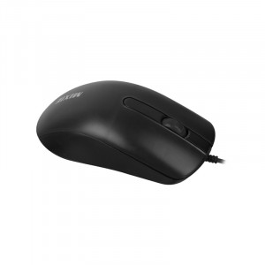 Mouse Mixie X1, optic, negru - Img 2