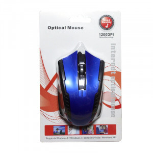 Mouse Optic USB, 3 butoane, 1.2 m, 1200 DPI, diferite culori - Img 2