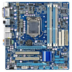 Placa de baza GIGABYTE GA-H55M-UD2H, LGA1156, Intel H55, 4x DDR3, 2x SATA2, HDMI - Img 1