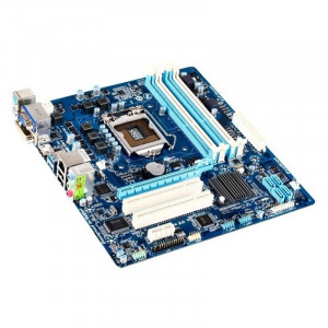 Placa de baza GIGABYTE GA-H61M-D2H-USB3, LGA1155, 4x DDR3, 4x SATA II, USB 3.0 - Img 2