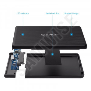 Rack Extern HDD/SSD 2.5" Orico 2189U3 USB 3.0 Black - Img 4
