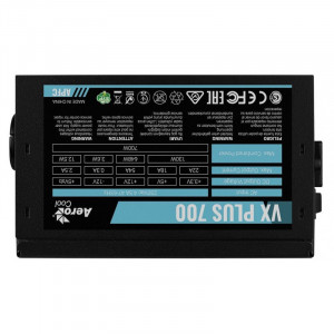 Sursa 700W Aerocool VX PLUS 700, 4x SATA, 3x Molex, 2x 6+2 pin PCI-E, 120mm, PFC activ - Img 2