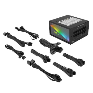 Sursa full modulara Aerocool Mirage Gold 750W neagra iluminare aRGB - Img 4