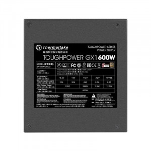 Sursa Gaming Thermaltake Toughpower GX1 600W, 80+ Gold, 8x SATA, 4x MOLEX, 2x 6+2 pin, PFC activ - Img 2