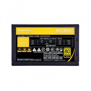 Sursa Segotep GP750G 650W, 6x SATA, 5x Molex, 4x 6+2 pin, Eficienta 92%, PFC activ - Img 2