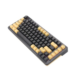Tastatura gaming mecanica Redragon Elf PBT neagra iluminare RGB switch-uri aurii - Img 4