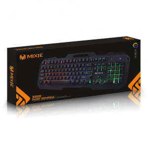 Tastatura Gaming Mixie X800 Metal, Iluminata RGB - Img 2