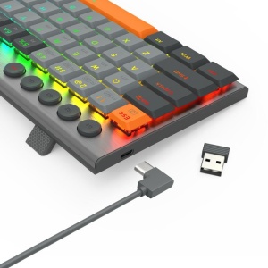 Tastatura Gaming Redragon Horus SE Gri RGB Red Switch Mecanica, Open Box - Img 10