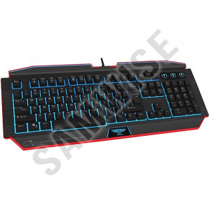 Tastatura Gaming Semi-mecanica Newmen GM100, 12 Taste Multimedia, Iluminare LED RGB, USB - Img 2