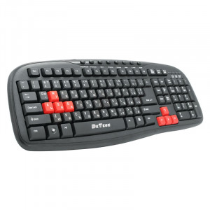 Tastatura multimedia DeTech DE6089, USB, Chirilica, negru - Img 2