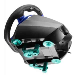 Volan gaming FlashFire Suzuka F111 negru cu albastru - Img 3