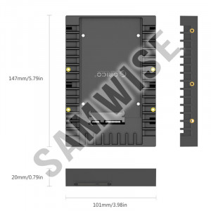 Adaptor HDD Orico 1125SS-BK, 2.5 la 3.5 inch, Negru - Img 3