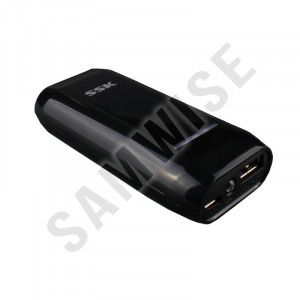 Baterie externa SSK 4000 mAh, 1x USB, 1A, negru - Img 1