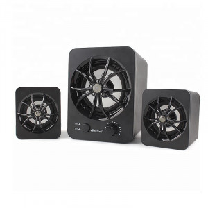 Boxe Kisonli 2.1 U-2600, 5W+2x 3W, alimentare USB, 1x jack 3.5mm, Negru - Img 5
