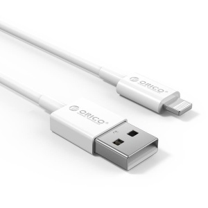 Cablu USB Orico AL01-10 USB Type A - Lightning 1m alb - Img 2