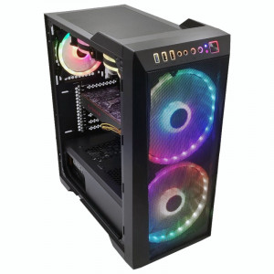 Calculator Gaming Apollo V3, Intel Core i5 10400F turbo 4.3GHz, ASUS TUF B460M-PLUS, 32GB DDR4, SSD 1TB, HDD 4TB, RX 5700 XT GAMING X 8GB GDDR6 - Img 2
