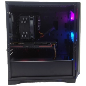 Calculator Gaming Ares V6, AMD Ryzen 5 2400G 3.6GHz, Biostar B450MHP, 16GB DDR4, SSD 250GB, HDD 1TB, GTX 1080 8GB GDDR5 - Img 3