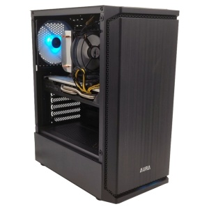Calculator Gaming Aura V1, Intel Core i5-6500 3.2GHz, Asus Q170M-C, 16GB DDR4, SSD 250GB, HDD 500GB, RX 580 8GB DDR5 - Img 1