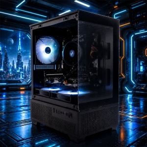 Calculator Gaming Aura V12, AMD Ryzen 5 2400G 3.6GHz, ASRock A320M-DVS, 16GB DDR4, SSD 256GB, HDD 500GB, GTX 1660 Ti 6GB GDDR6