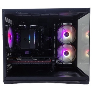 Calculator Gaming Aura V23, AMD Ryzen 5 3600 3.6GHz, ASRock A520M-HVS, 16GB DDR4, SSD 256GB, HDD 1TB, GTX 1080 8GB GDDR5 - Img 2