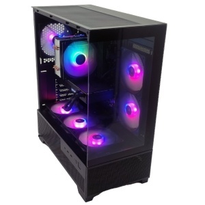 Calculator Gaming Aura V28, Intel Core i5 14400F turbo 4.7GHz, B760M DS3H, 32GB DDR4, SSD 512GB, HDD 2TB, RTX 2080 8GB DDR6 - Img 2