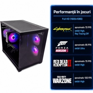 Calculator Gaming Aura V31, Intel Core i5-10400 2.9GHz, Gigabyte H410M HD3P, 32GB DDR4, SSD 256GB, HDD 500GB, ZOTAC RTX 2070 8GB GDDR6 - Img 2