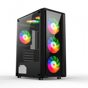 Calculator Gaming Ember V2, Intel Core i5 8500 3GHz, Asus H310M-R, 16GB DDR4, SSD 480GB, HDD 1TB, RX 580 8GB DDR5 - Img 5
