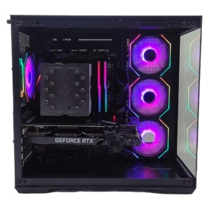 Calculator Gaming Evo V4, AMD Ryzen 7 5700 3.7GHz, B550 AORUS PRO V2, 16GB DDR4, SSD 512GB, HDD 2TB, RTX TUF 3070 8GB GDDR6 - Img 3