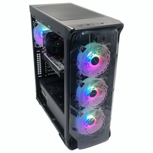 Calculator Gaming LUX V4, Intel Core i5 7400 3GHz, MSI H110M-S03, 16GB DDR4, SSD 240GB, HDD 1TB, RX 480 8GB GDDR5 256-bit, 500W - Img 2