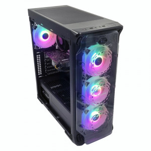 Calculator Gaming LUX V6, Intel Core i5 8400T turbo 3.3GHz, ASUS PRIME B360M-A, 16GB DDR4, SSD 256GB, HDD 1TB, GTX 1060 3GB DDR5, 500W - Img 4