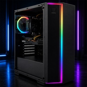 Calculator Gaming Renegade V5, Intel Core i5 8500 3GHz, Asus H310M-R, 16GB DDR4, SSD 256GB, HDD 1TB, RX 580 8GB DDR5
