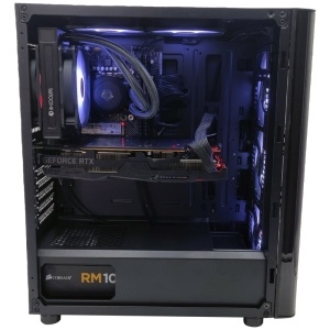 Calculator Gaming Thermaltake V4, Intel Core i5-13400F turbo 4.6GHz, ASRock H610M-H2/M.2, 32GB DDR4, SSD 1TB, HDD 1TB, RTX 2080 Ti ROG STRIX GAMING 11GB GDDR6 - Img 2