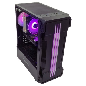 Calculator Gaming Zerg V6, Intel Core i5 6500 3.2GHz, Asus H170M-PLUS, 16GB DDR4, SSD 256GB, HDD 500GB, RX 580 4GB GDDR5 - Img 2