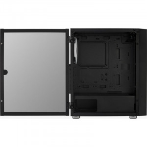 Carcasa Gaming Aerocool Graphite V2 neagra, MiddleTower, USB 3.0, Panou transparent - Img 4