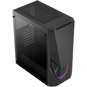 Carcasa Gaming Aerocool Zauron, MiddleTower, USB 3.0, Panou transparent - Img 3