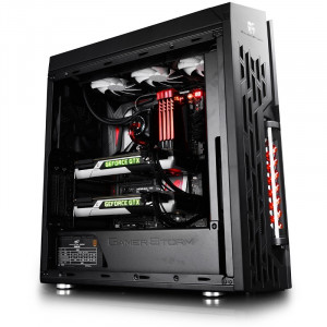 Carcasa Gaming Deepcool Gamer Storm Genome II, Cooler inclus, USB 3.0, Vent 4x 120mm, MiddleTower, Desigilat - Img 4