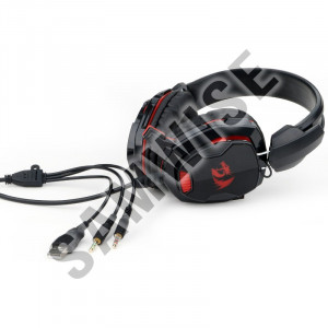 Casti Gaming Redragon Glaucus Black, design ergonomic - Img 5