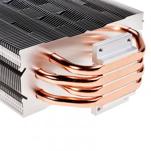 Cooler CPU ID-Cooling SE-214L Snow V2, Iluminare alba, Ventilator 130mm, 4x Heatpipe-uri cupru - Img 4