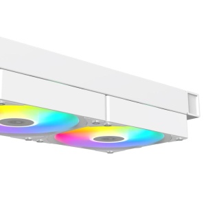 Cooler procesor cu lichid ID-Cooling FX240 LCD alb cu display iluminare aRGB - Img 3