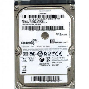Hard disk Laptop 500GB Seagate Momentus ST500LM012 SATA II, 5400 rpm, Buffer 8MB, 9.5 mm - Img 1