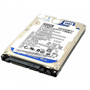 Hard Disk Laptop 500GB WD Scorpio Blue, SATA-II, 5400 RPM, cache 8MB, 9.5 mm - Img 2