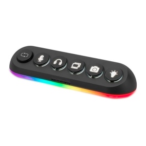 HUB USB Streamplify Desck 5 iluminare RGB 5 port-uri - Img 3