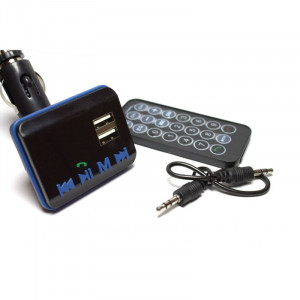 Modulator FM cu telecomanda pentru masina, bluetooth, slot Card MicroSD - Img 2