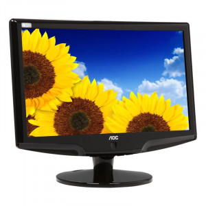 Monitor LCD AOC 18.5" 931SWL, 1366x768, 5ms, VGA, Cabluri incluse - Img 1