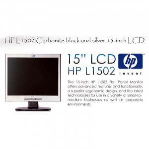 Monitor LCD HP 15" HP L1502, Grad A, 1024 x 768, VGA, 25ms, Cabluri Incluse - Img 3