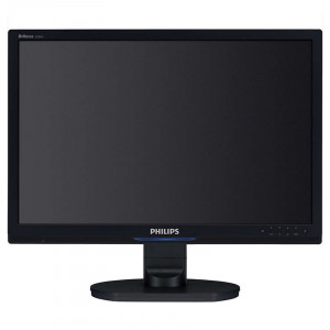 Monitor LCD Philips 24" 240B, 5ms, 1920x1200, DVI, VGA, Cabluri incluse - Img 1